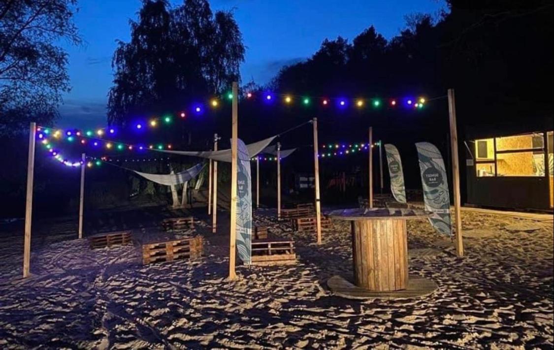 Domek nad jeziorem w Puszczy Zielonka Kaminsko Zewnętrze zdjęcie